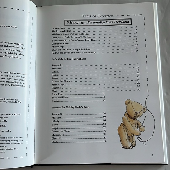 NWT Creating Heirloom Teddy Bears Complete Pattern Book 1995 Linda Mullins 🧸 - Picture 7 of 17